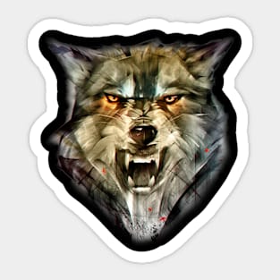 Wild Wolf Sticker